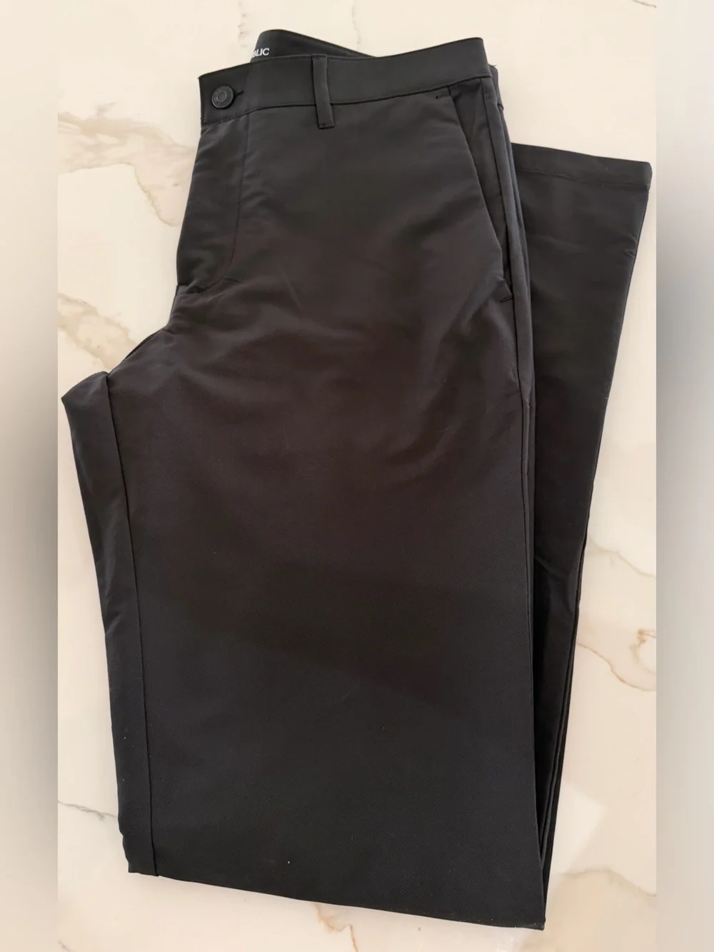Banana Republic Tall Men's Slim Dress Pants in black 32 x 34
